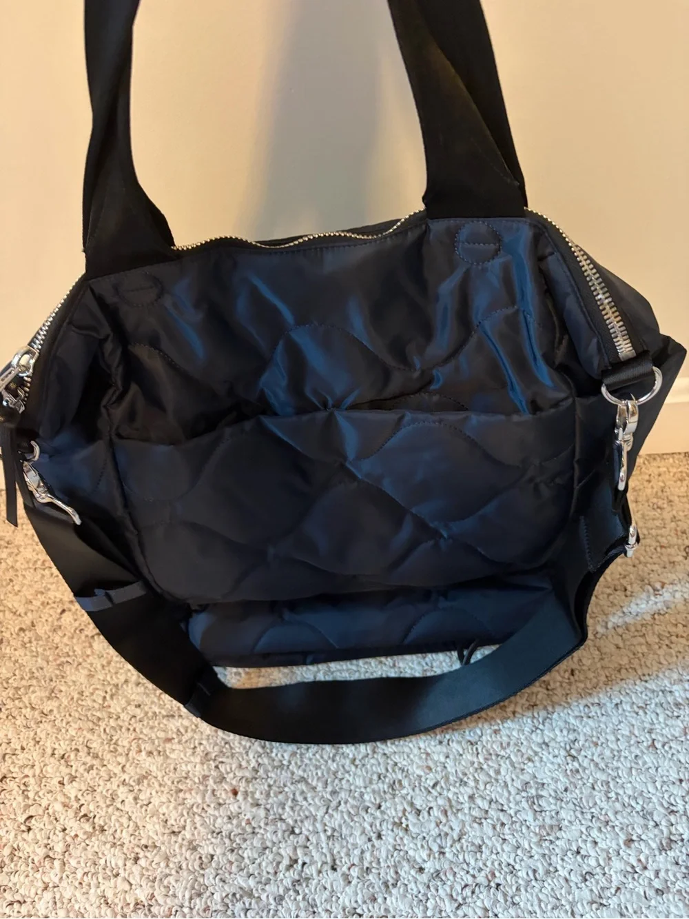 ShortyLOVE Ranger Navy Tote Bag with Zip Pocket